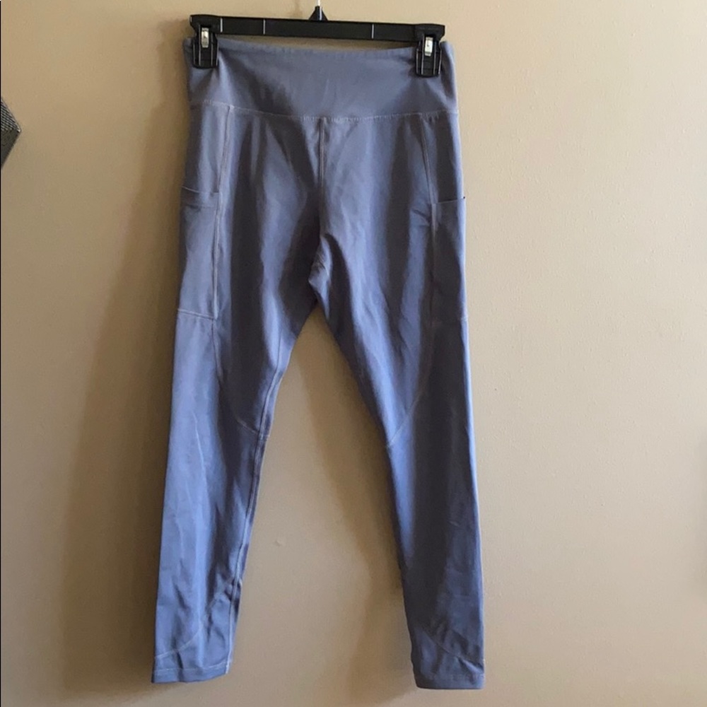 Curves&combatboots grey pocket leggings